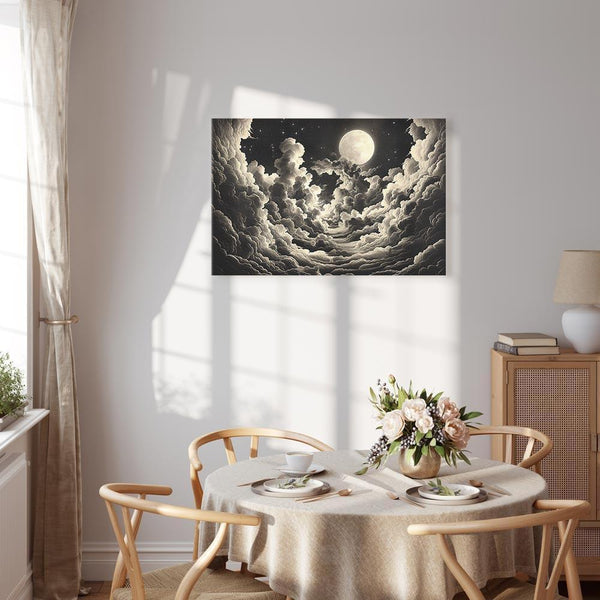 Quadro - Moon and Stars Singing Among the Great Clouds
