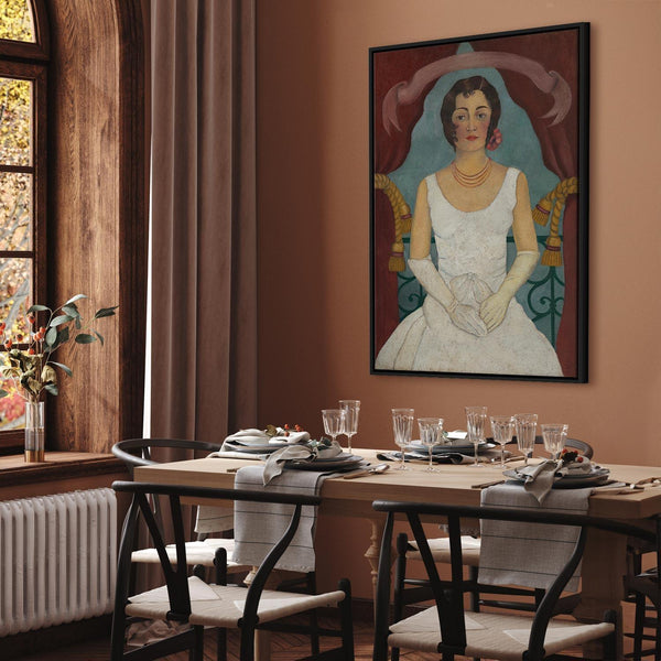 Quadro - Frida Kahlo – Portrait of a Lady in White