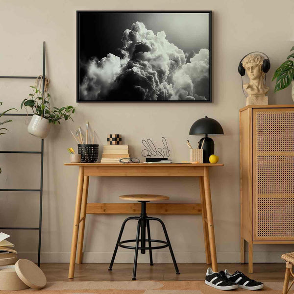 Quadro - Clouds Like from Dreams: Let the Sun Illuminate Your Day – A Visual Feast