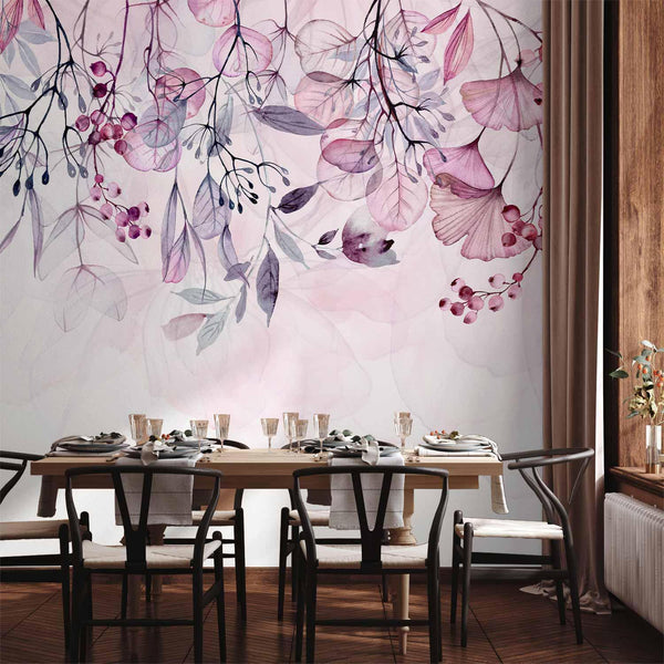Carta da parati - Foggy Nature - Pink