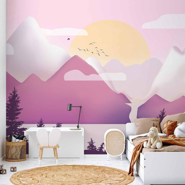 Carta da parati - Landscape at Sunset - Third Variant