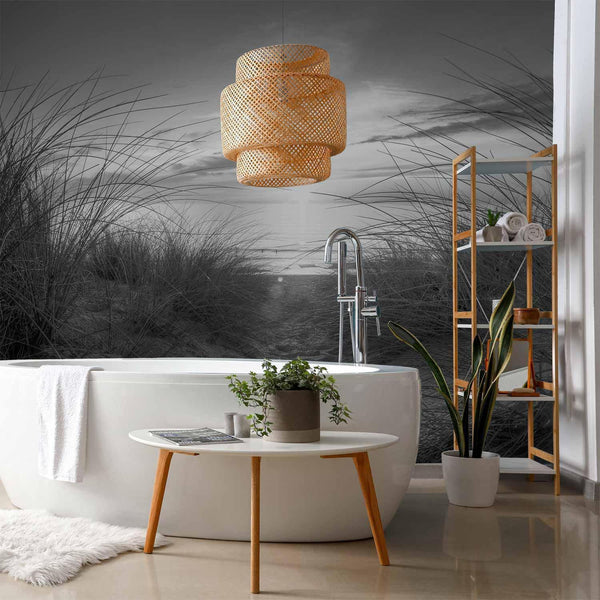 Carta da parati - beach (black and white)