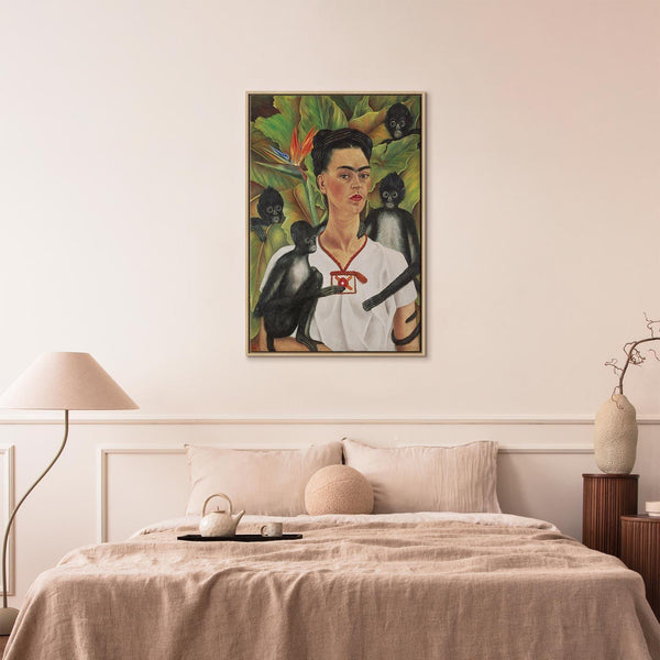 Quadro - Frida Kahlo – Self-Portrait with Monkeys