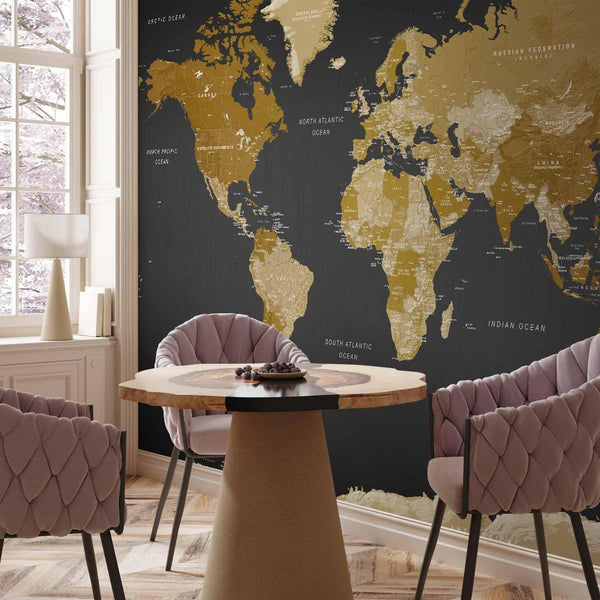 Carta da parati - World Map: Modern Geography