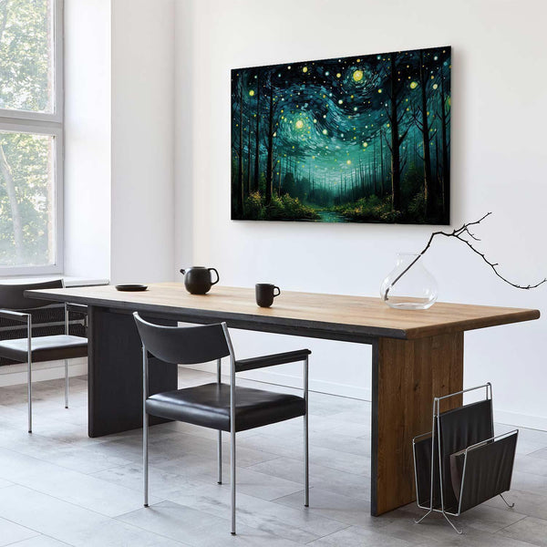 Quadro - Starry night - a contemporary version of Van Gogh's night sky