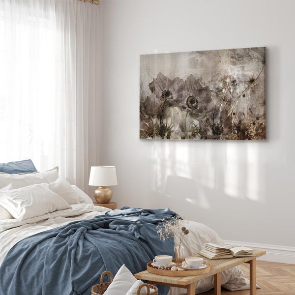 Quadro - Anemones in Sepia (1 Part) Wide