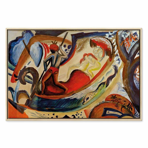 Quadro - August Macke – Nackte Mädchen in der Barke