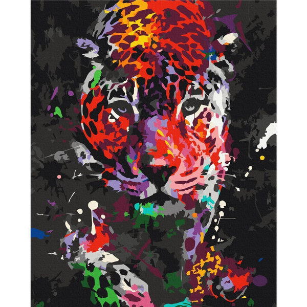 Quadro fai da te - Spotted Leopard