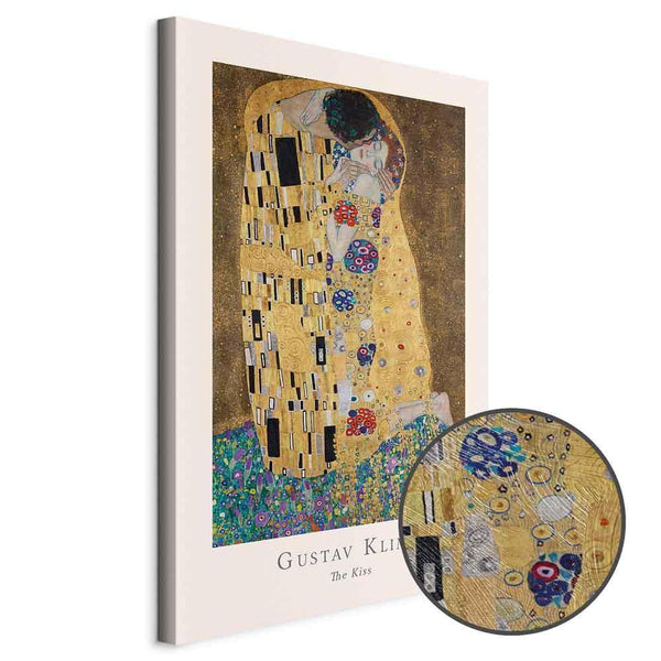 Quadro - Gustav Klimt - The Kiss (1 Part) Vertical