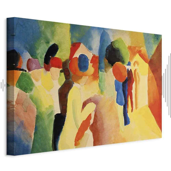 Quadro - August Macke – With a Yellow Jacket
