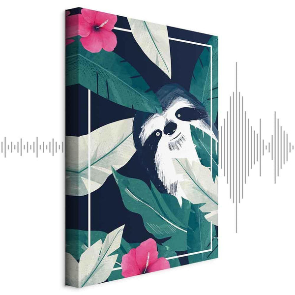 Quadro - Sloth in the Tropics (1 Part) Vertical