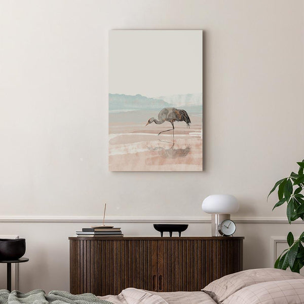 Quadro - Crane in the Morning (1 Part) Vertical