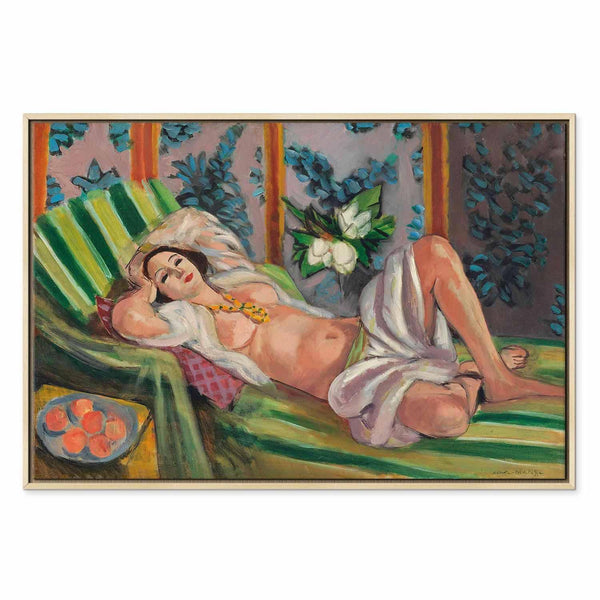 Quadro - Henri Matisse – Reclining Odalisque with Magnolias