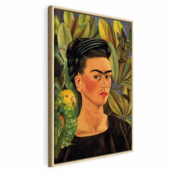 Quadro - Frida Kahlo – Self-Portrait with Bonito