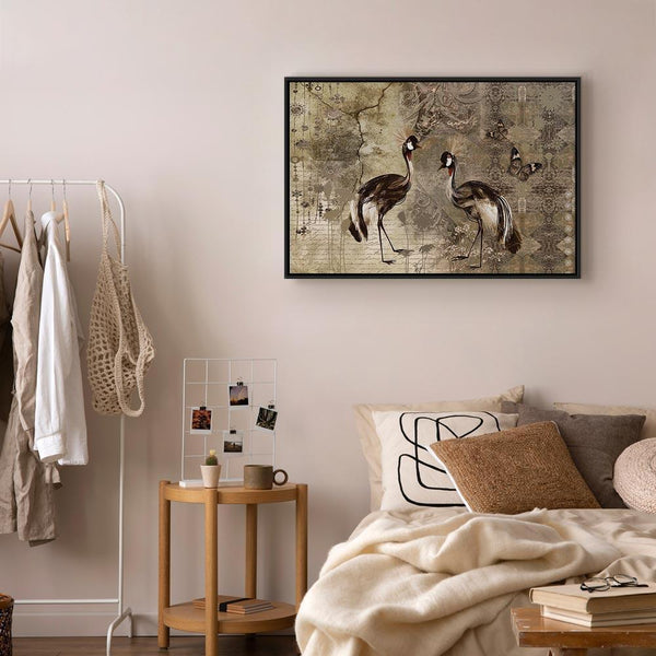 Quadro - Retro Cranes (1 Part) Wide