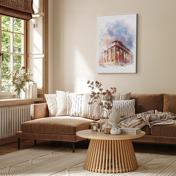 Quadro - Painted Parthenon (1 Part) Vertical