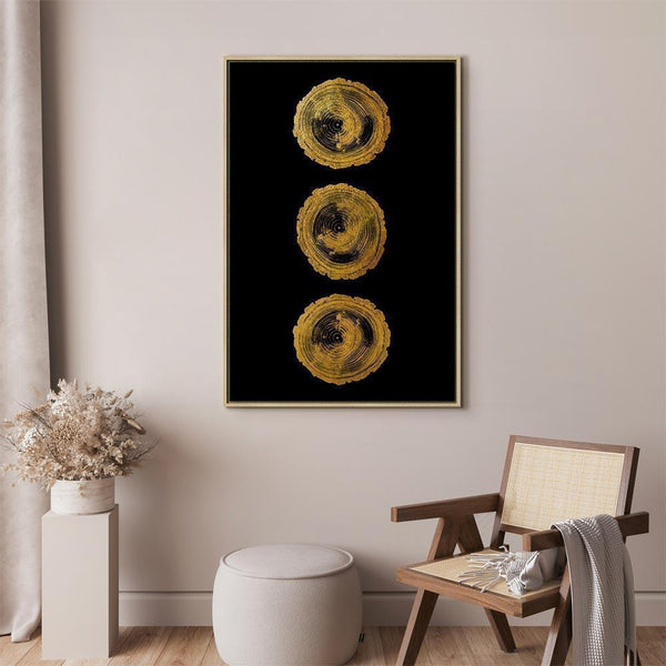 Quadro - Golden Knots (1 Part) Vertical