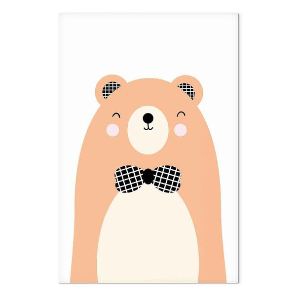 Quadro - Teddy Bear in Bow Tie (1 Part) Vertical