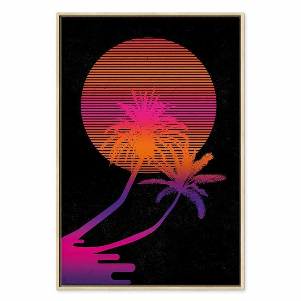 Quadro - Palm at Sunrise (1 Part) Vertical