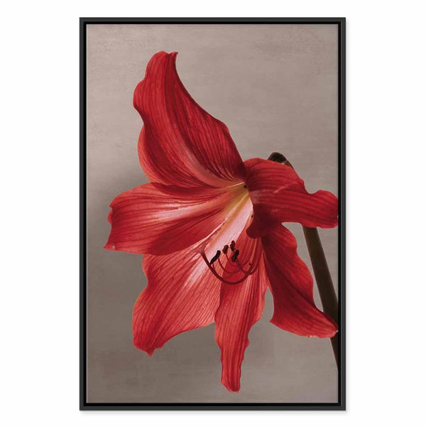 Quadro - Red Flower (1 Part) Vertical