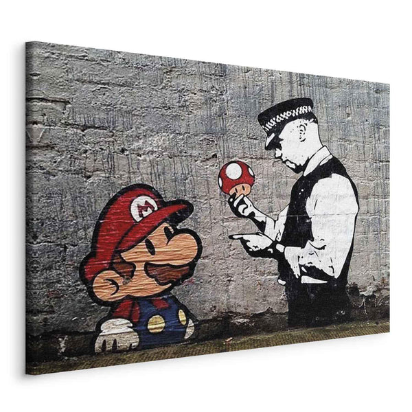 Quadro - Mario and Cop by Banksy