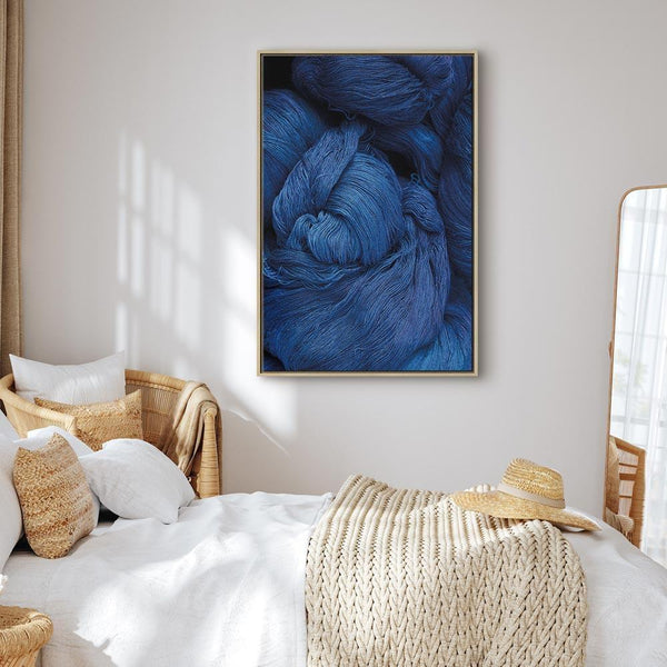 Quadro - Blue Worsted (1 Part) Vertical