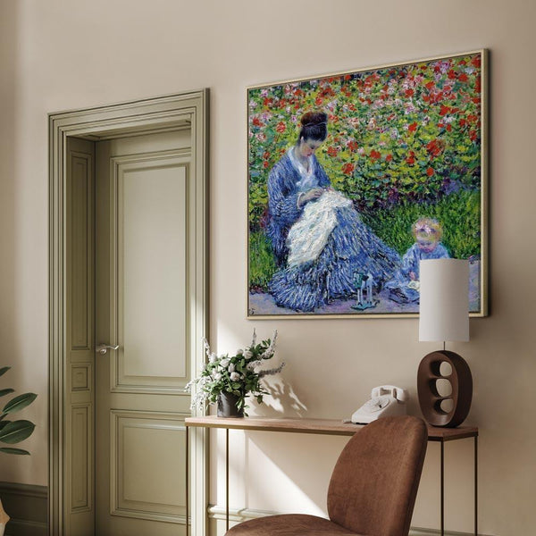 Quadro - Claude Monet – Madame Monet and Her Son