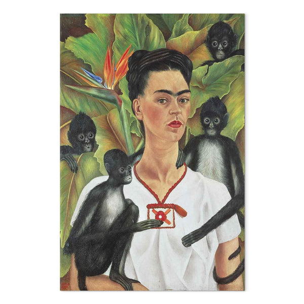 Quadro - Frida Kahlo – Self-Portrait with Monkeys