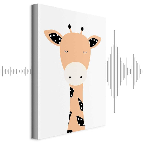 Quadro - Funny Giraffe (1 Part) Vertical