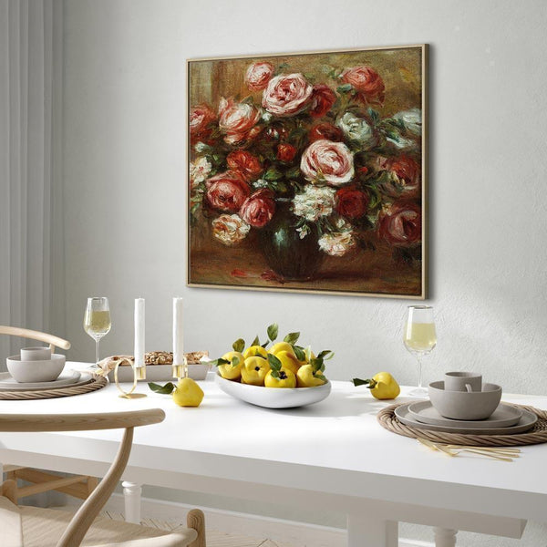 Quadro - Pierre-Auguste Renoir – Still Life with Roses
