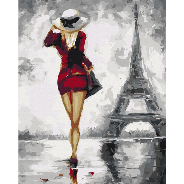 Quadro fai da te - Parisian Girl