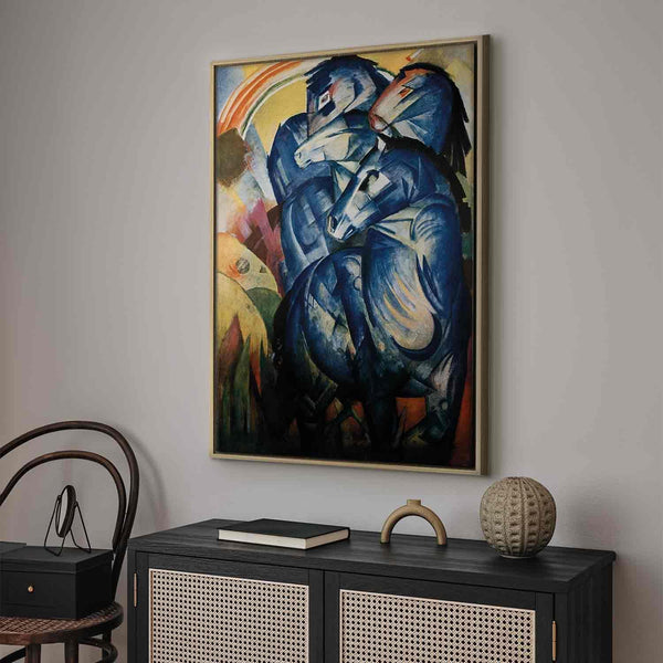 Quadro - Franz Marc – The tower of blue horses
