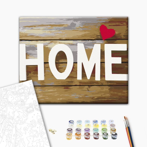 Quadro fai da te - Home with Heart