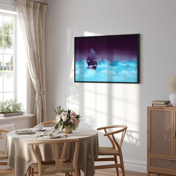 Quadro - Night Waves (1 Part) Wide - Third Variant