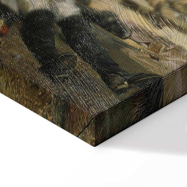 Quadro - Joaquín Sorolla y Bastida – The death of Pedro Velarde y Santillán during the defence of the Monteleon Artillery Barracks