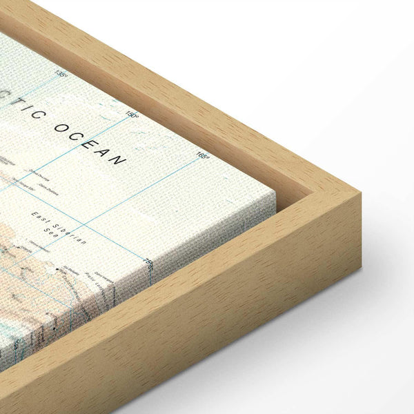 Quadro - World Map: Beautiful World