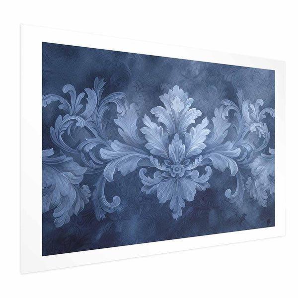 Poster - Blue Ornament in Cool Shades