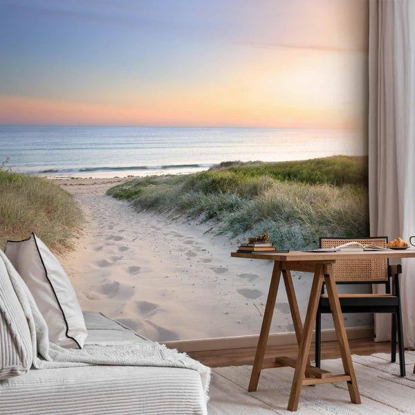 Carta da parati - Morning walk on the beach