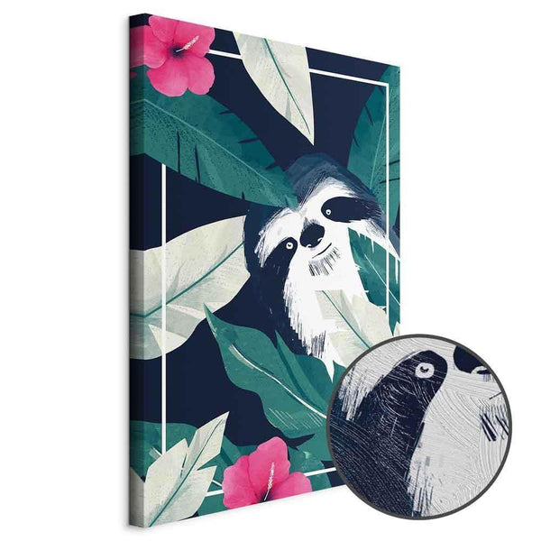 Quadro - Sloth in the Tropics (1 Part) Vertical