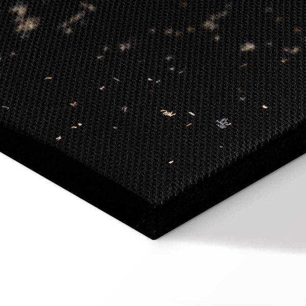 Quadro - Symmetry of Shapes (1-part) - Graphic Motif in Black Shade