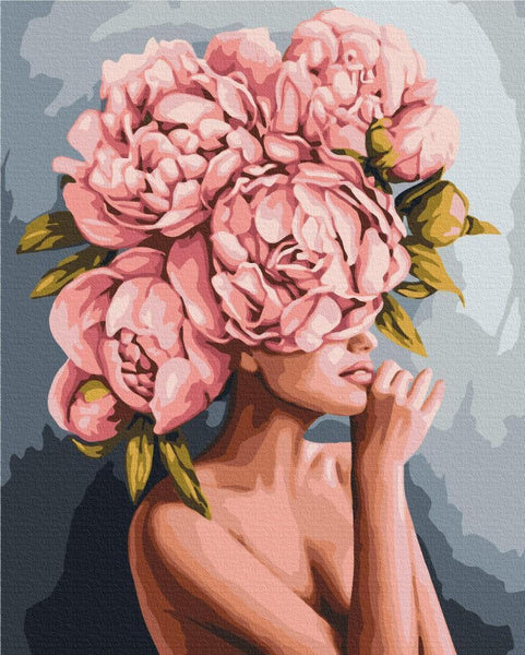 Quadro fai da te - Queen of peonies