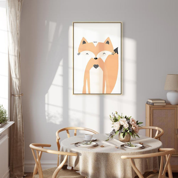 Quadro - Happy Fox (1 Part) Vertical