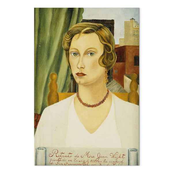 Quadro - Frida Kahlo – Portrait of Mrs Jean Wight