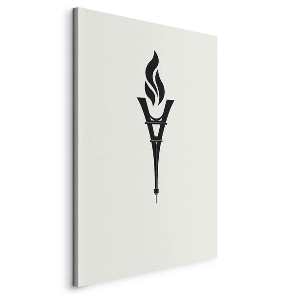 Quadro - Torch Shaped Like an Inverted Eiffel Tower