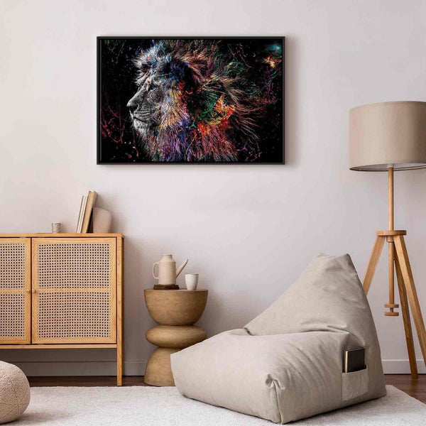 Quadro - Crazy Lion (1 Part) Wide
