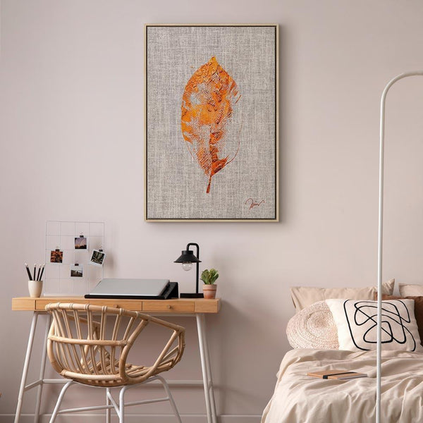 Quadro - Golden Flora (1 Part) Vertical