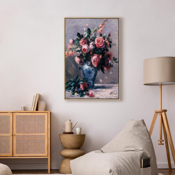 Quadro - Pierre-Auguste Renoir – Vase of Roses