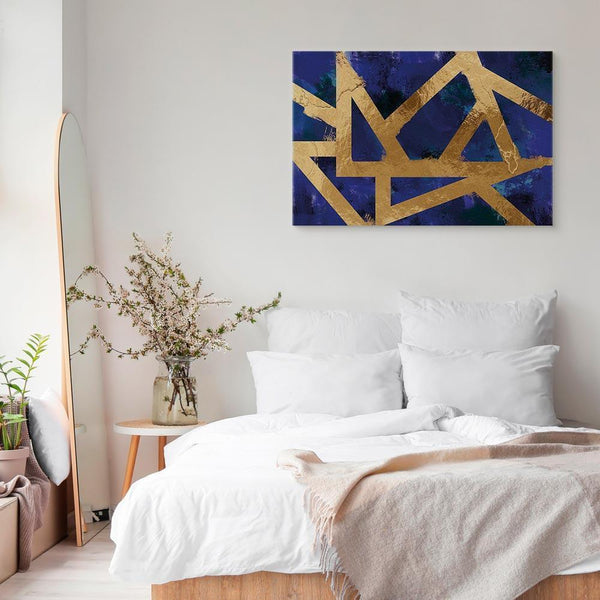 Quadro - Golden Geometry (1 Part) Wide