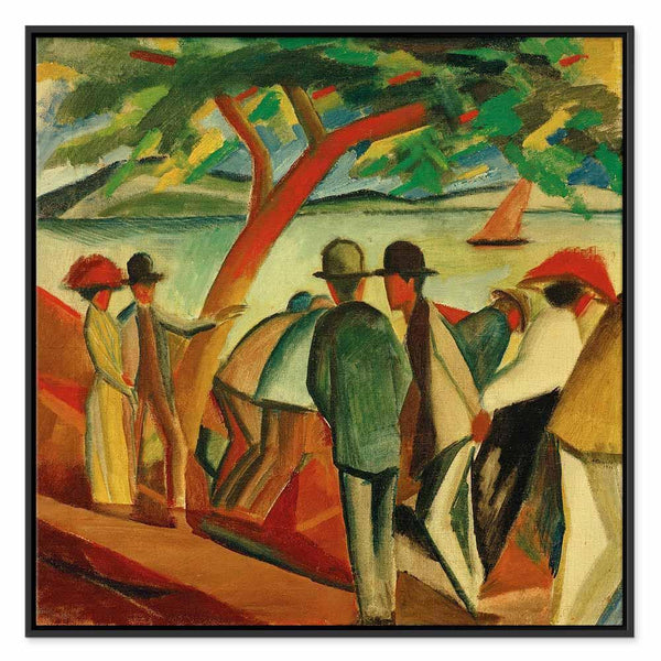 Quadro - August Macke – Spaziergänger am See