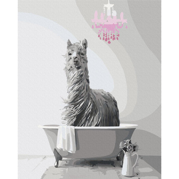 Quadro fai da te - Lama in the Bathtub